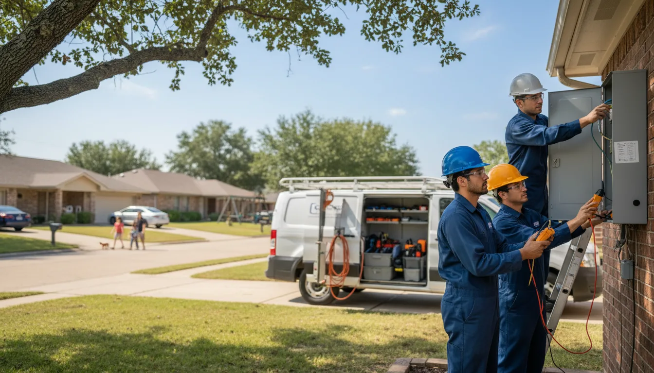Certified electrician providing emergency electrical services in Cabot, AR